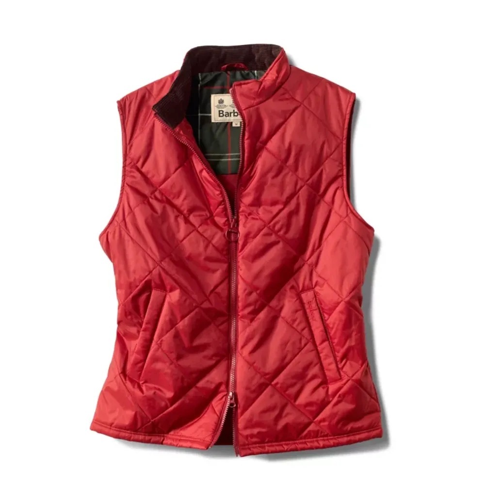 EUC Men's Barbour Finn Quilted Gilet Vest Nylon Medium
